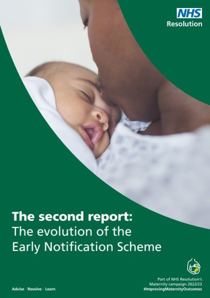 The second report: The evolution of the Early Notification Scheme front cover