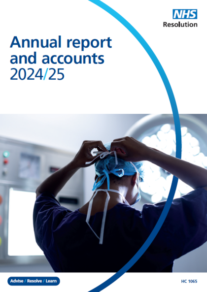 Corporate reports and publications - NHS Resolution