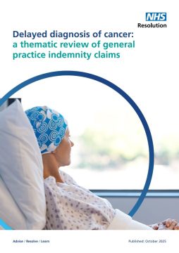 Link to Delayed diagnosis of cancer: a thematic review of general practice indemnity claims resource