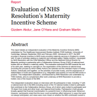 Read more: THIS Institute Maternity Incentive Scheme Qualitative Report