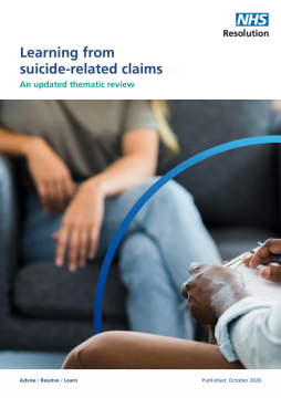 Link to Learning from suicide-related compensation claims: an updated thematic review resource